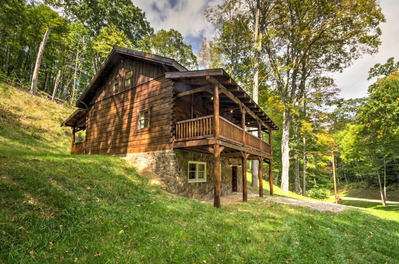 Scenic Trade Cabin With Deck Near Boone And App State! Villa Exterior photo