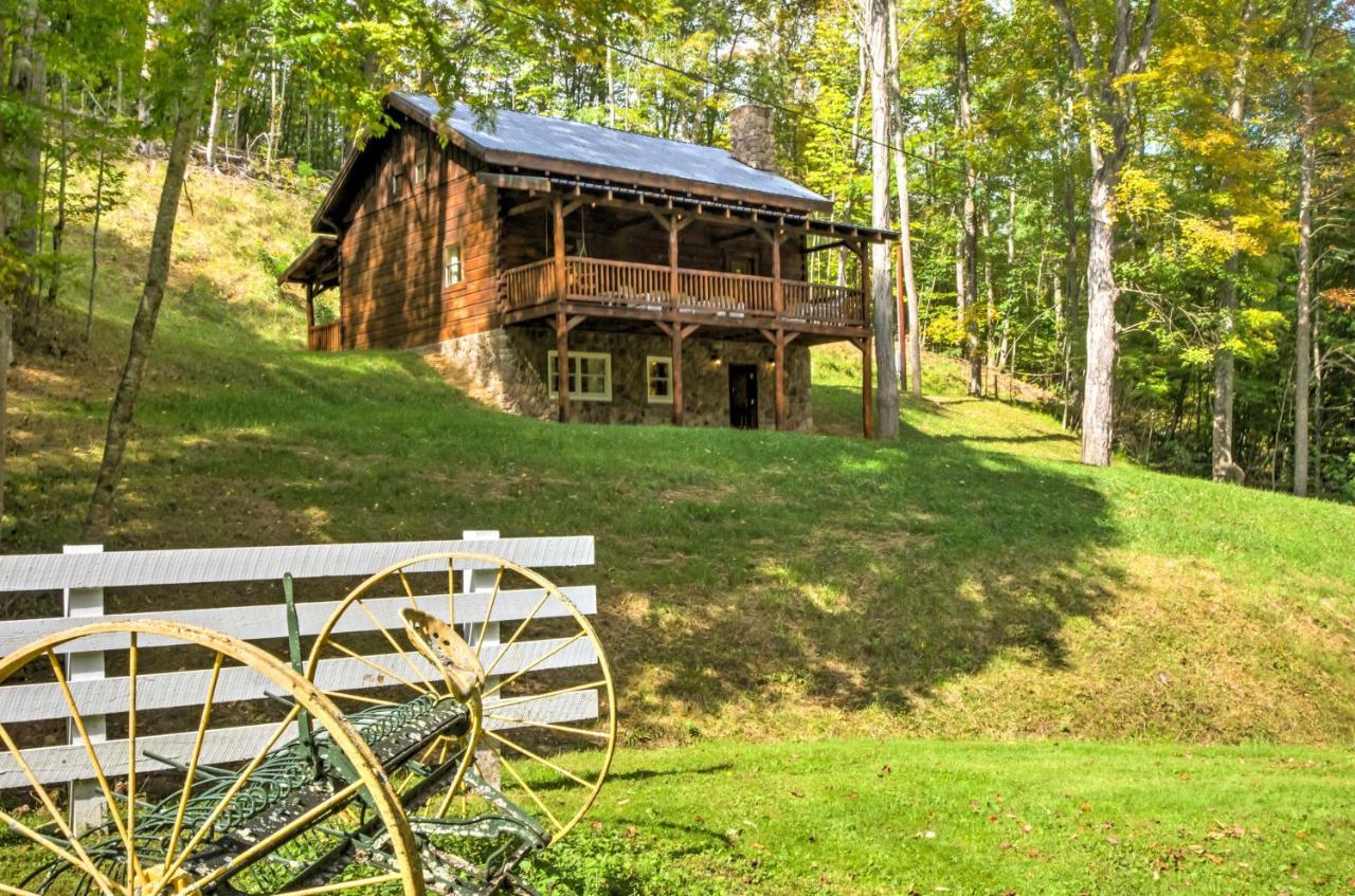 Scenic Trade Cabin With Deck Near Boone And App State! Villa Exterior photo